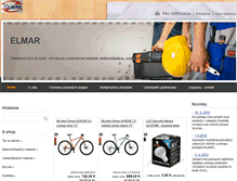 Tablet Screenshot of elmar-eshop.sk